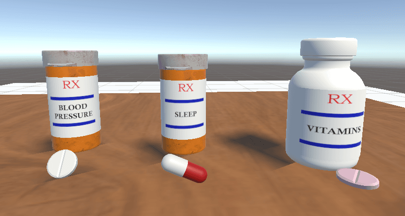 Custom-designed pill box